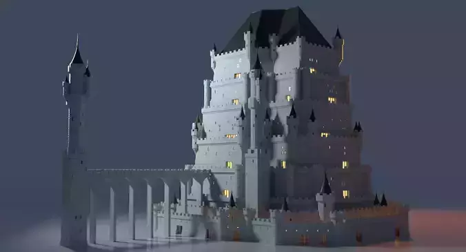 Castle Generator 01 3D model