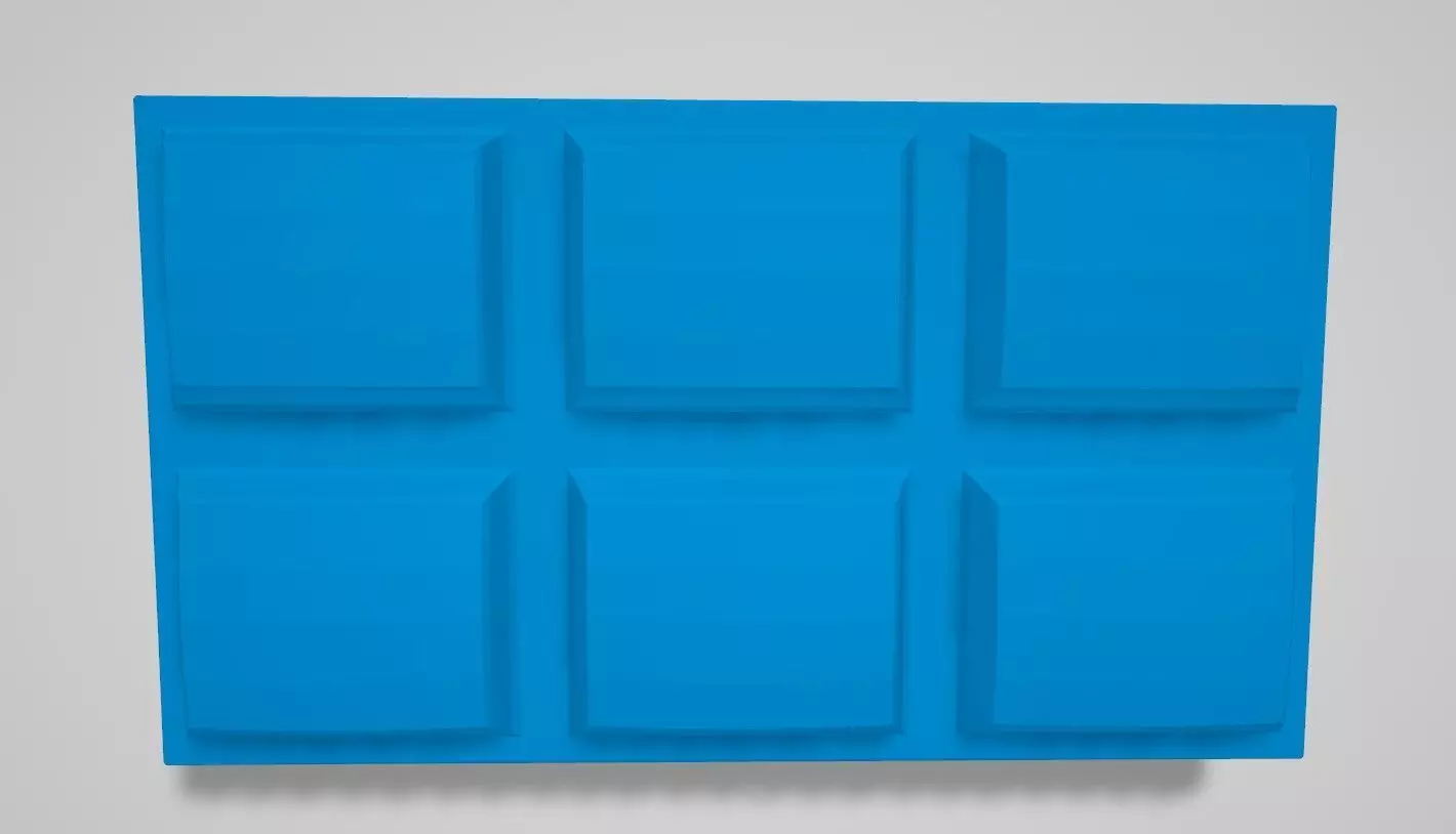 Blue chocolate Free 3D print model