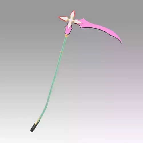 Kingdom Hearts 2 Organization Graceful Assassin Sickle Weapon 3D print model