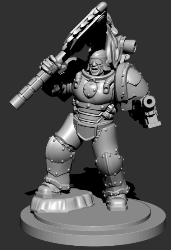 Tempest Legion - MK2 Troops Kit 3D print model_9