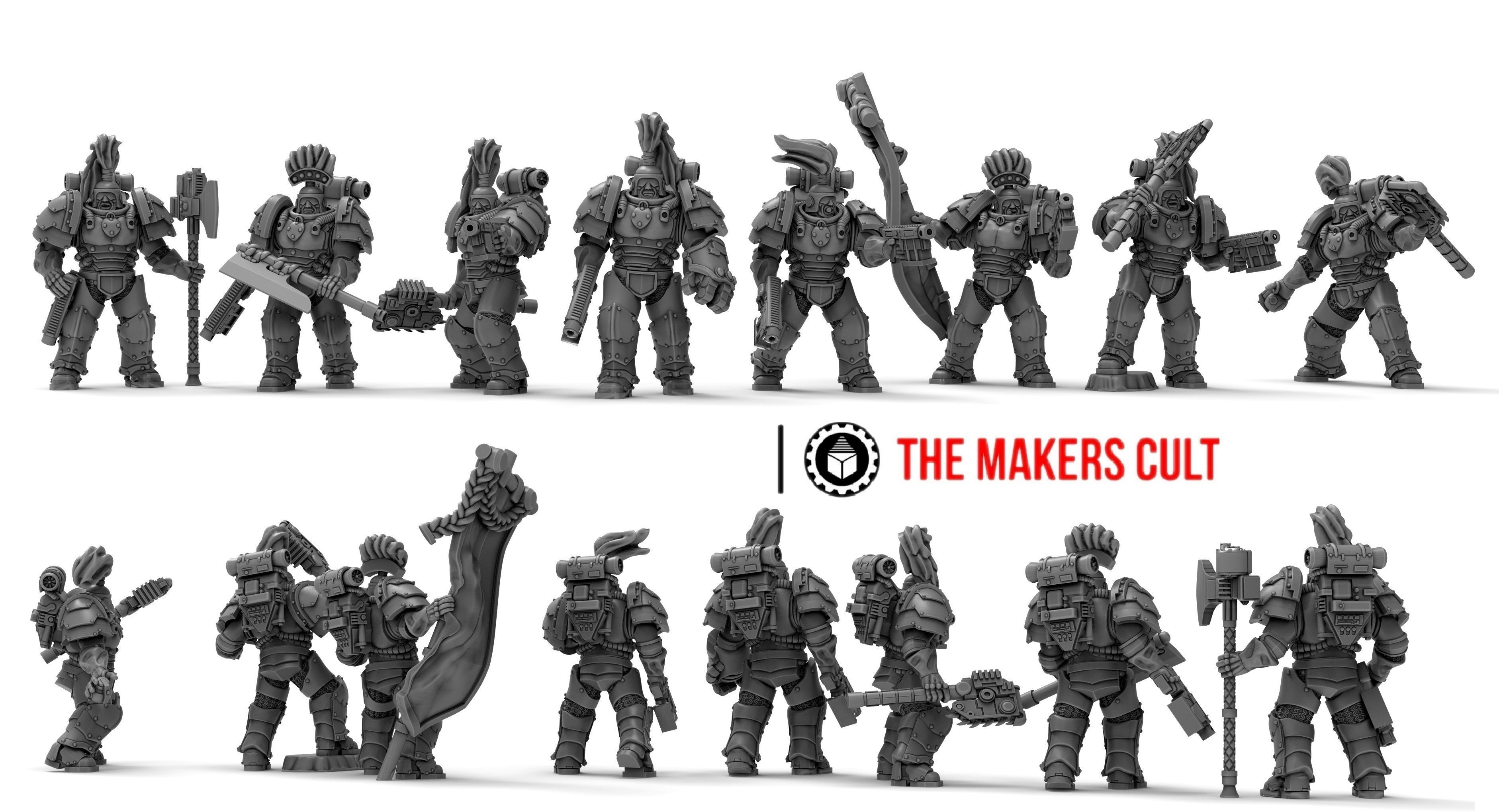 Tempest Legion - MK2 Troops Kit 3D print model_1