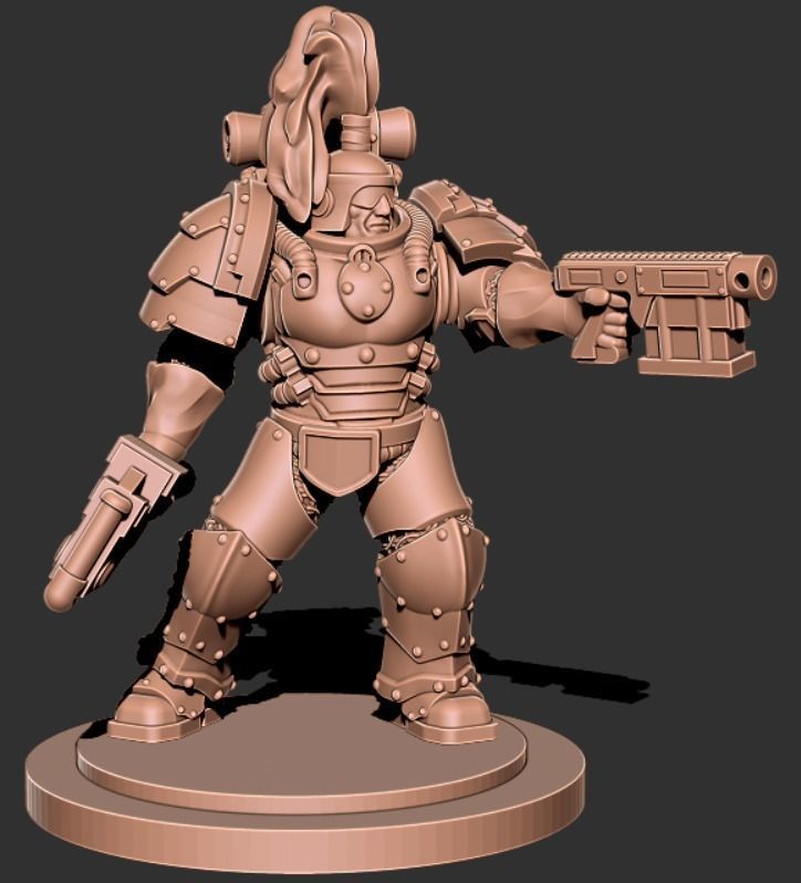 Tempest Legion - MK2 Troops Kit 3D print model_7