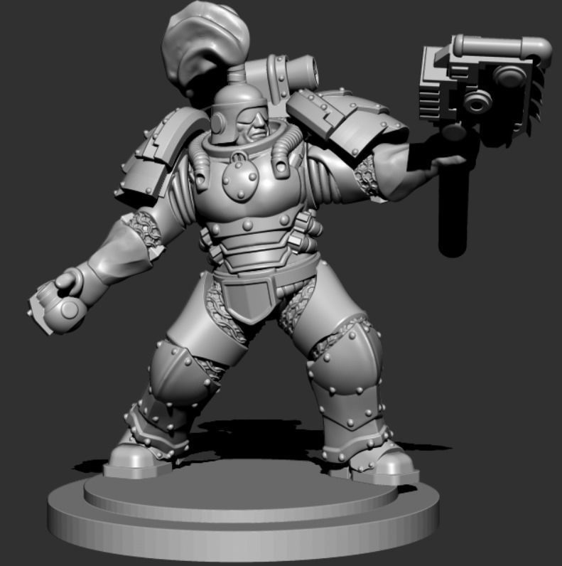 Tempest Legion - MK2 Troops Kit 3D print model_10