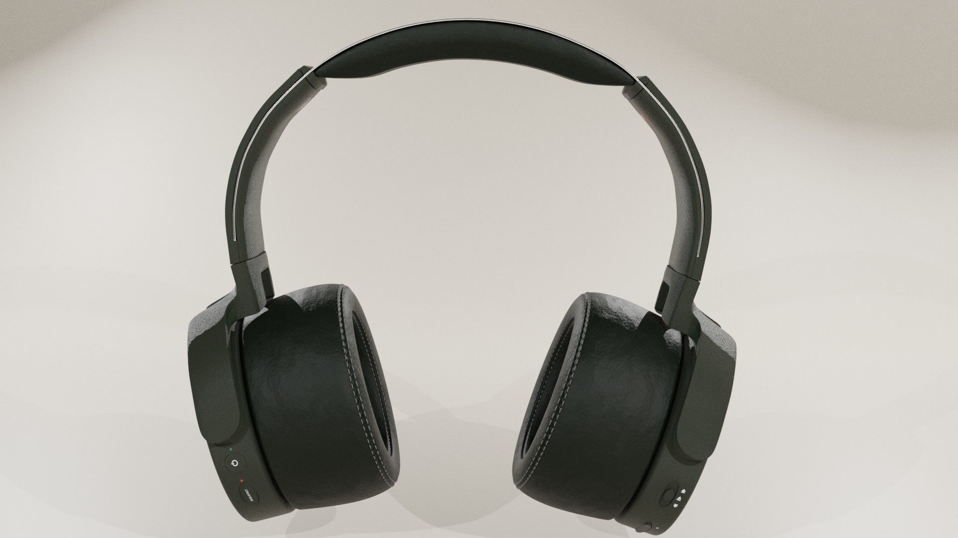 Set of Headphones 3D model_2