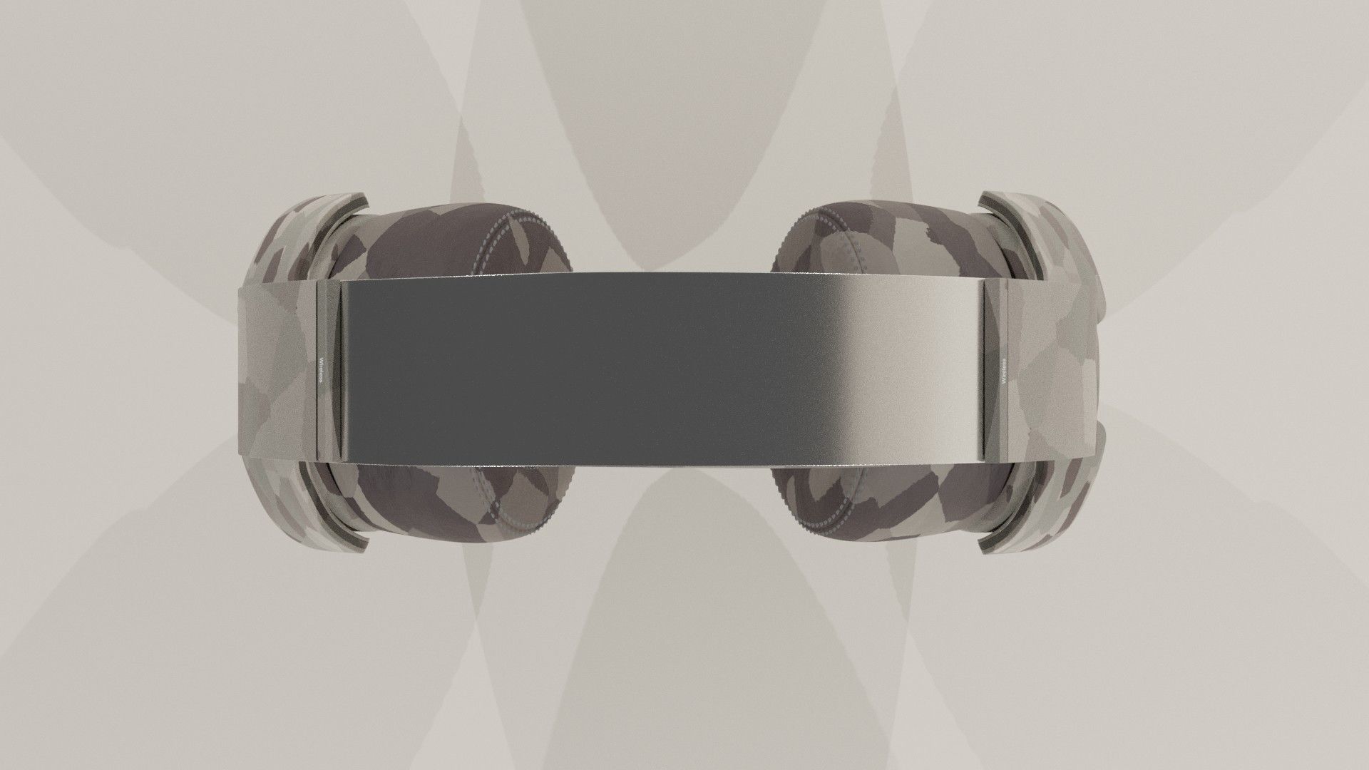 Set of Headphones 3D model_8