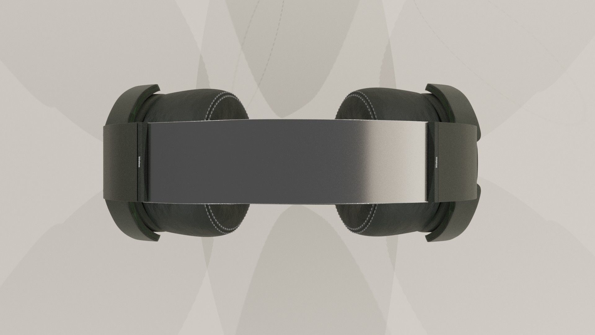 Set of Headphones 3D model_4