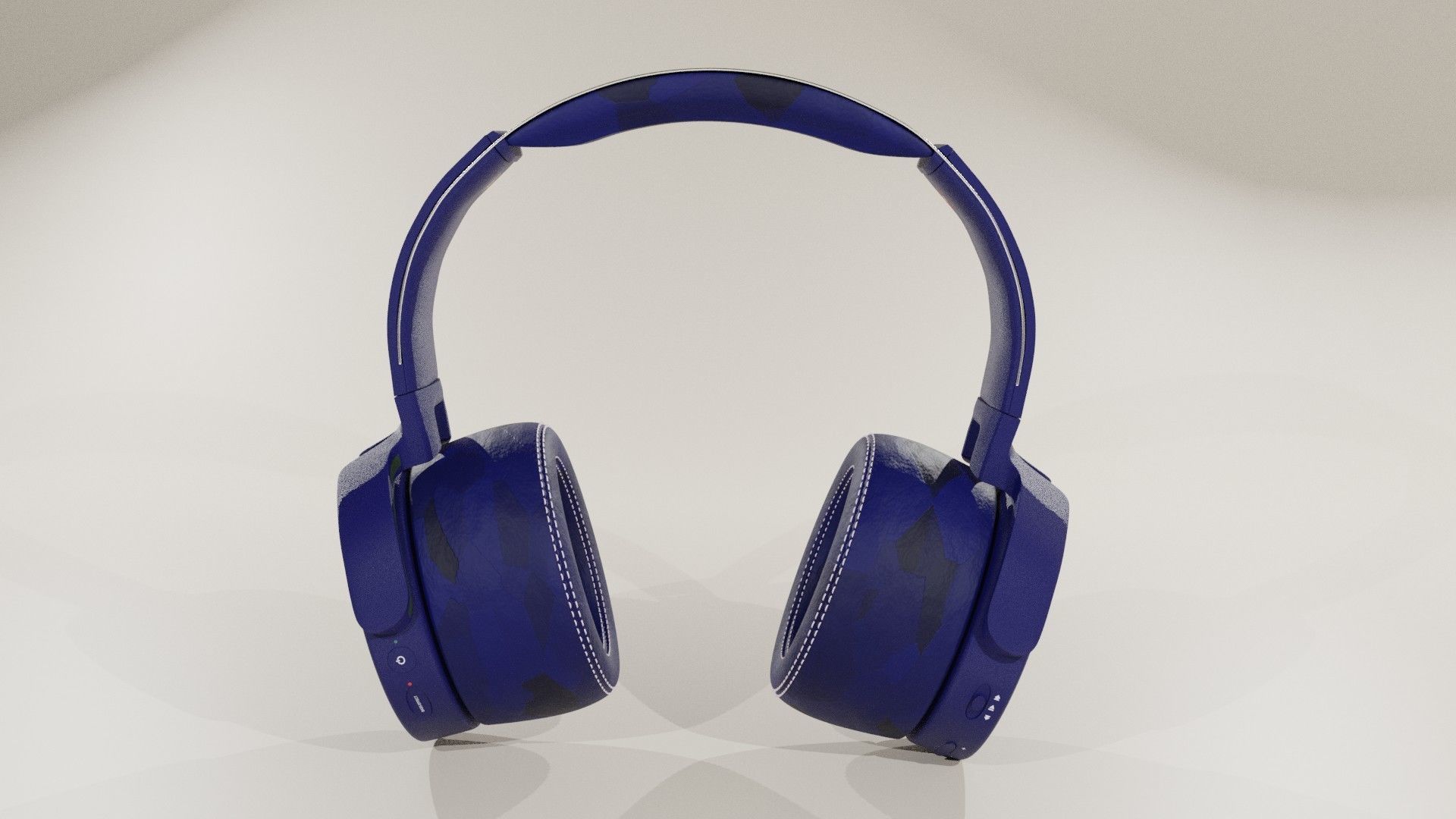 Set of Headphones 3D model_14