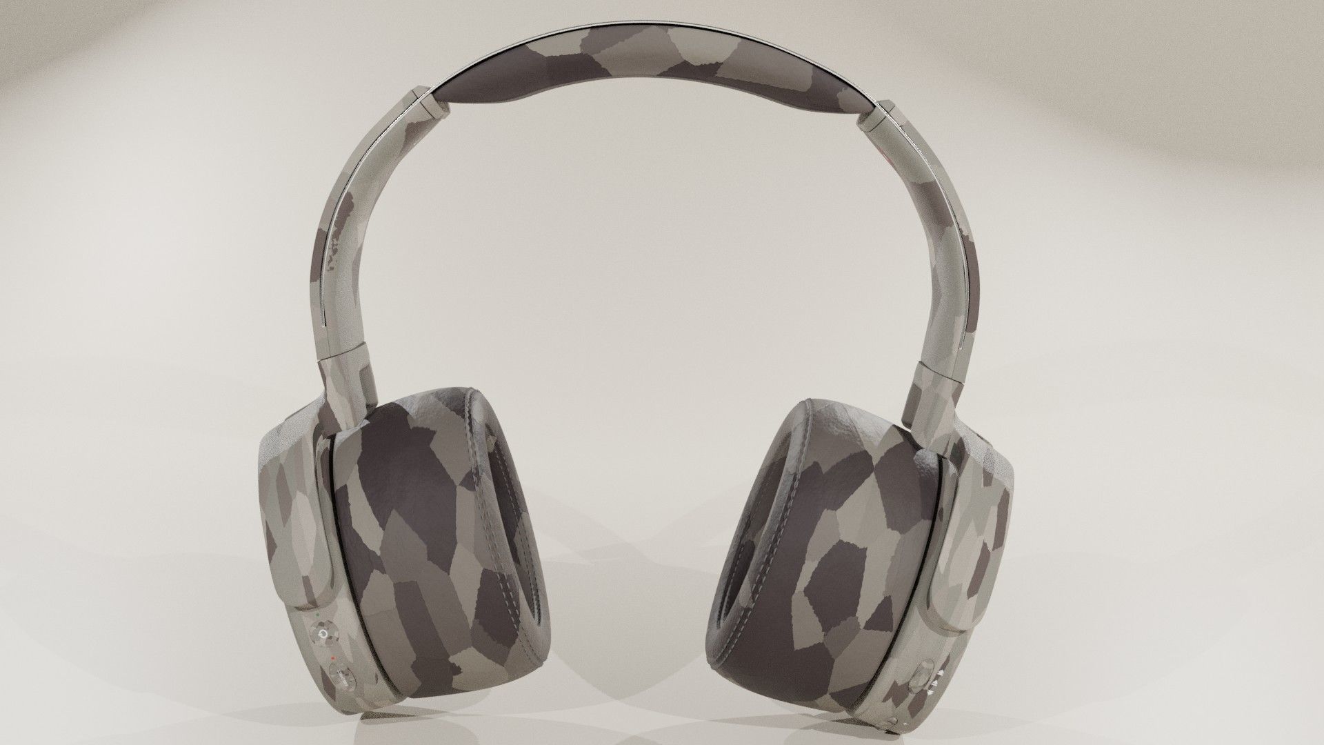 Set of Headphones 3D model_6