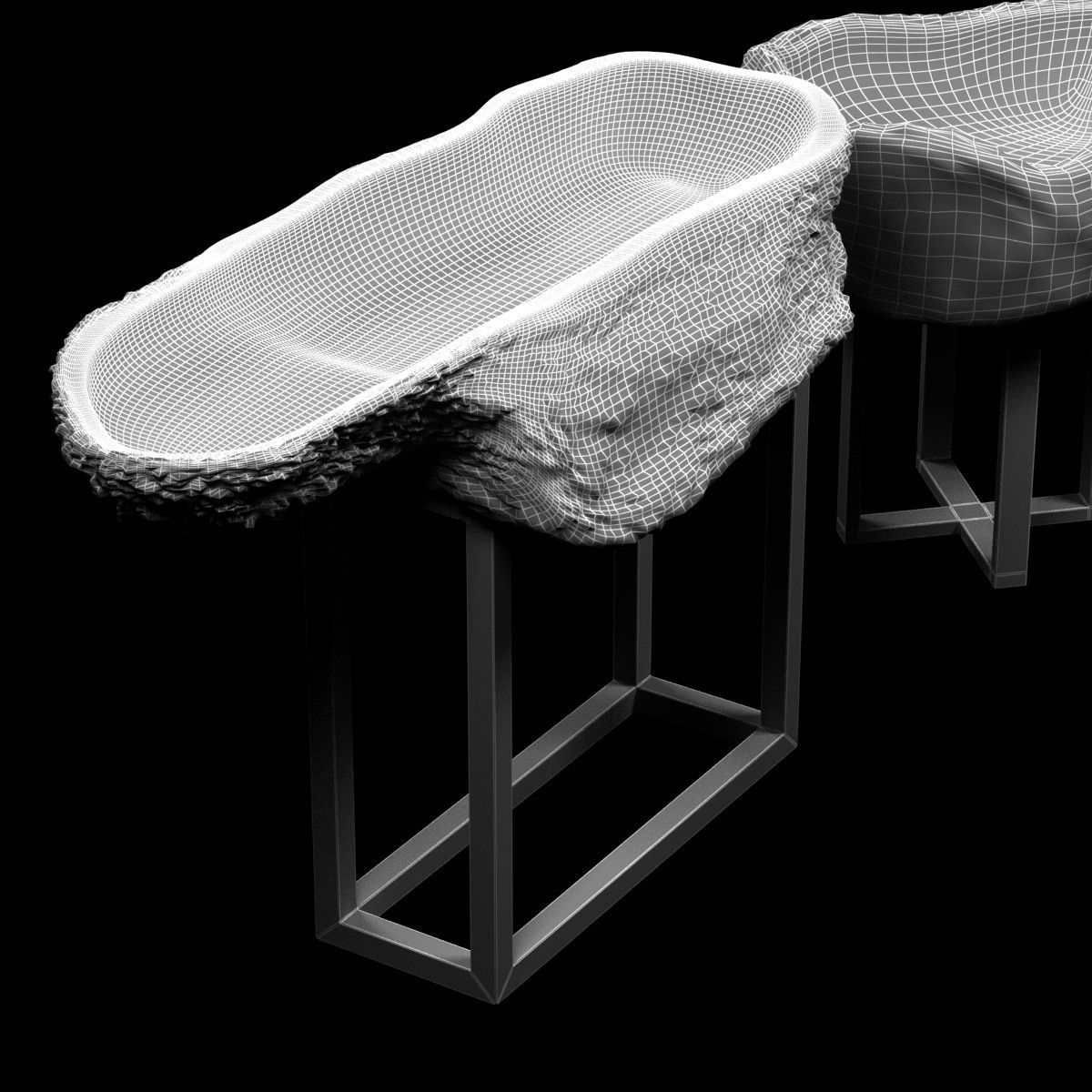 Onyx Basin Stainless Steel Base 3D model_9