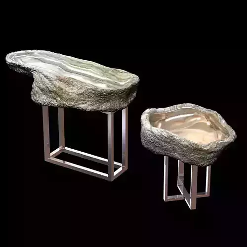 Onyx Basin Stainless Steel Base