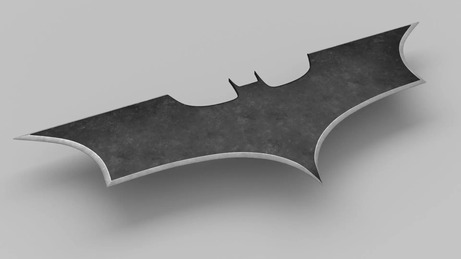 Batarang batman logo 3D model_0