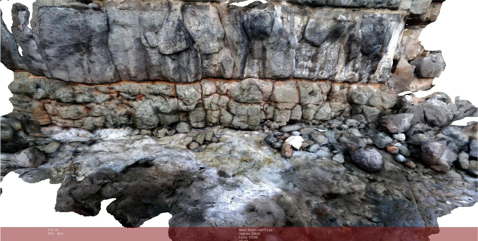 Volcanic rock scenario I 3D model_0