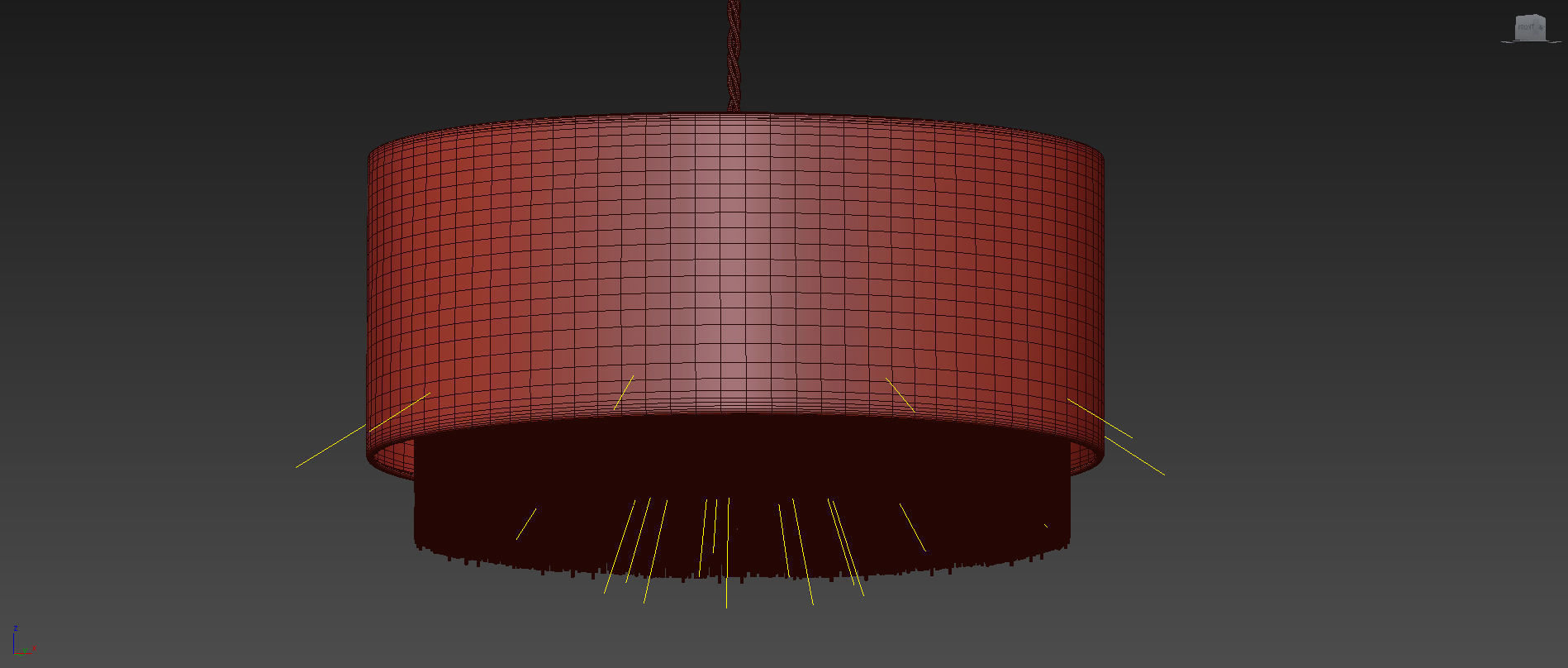 Clarendon Easy Fit Shade Pendant 3D model_5