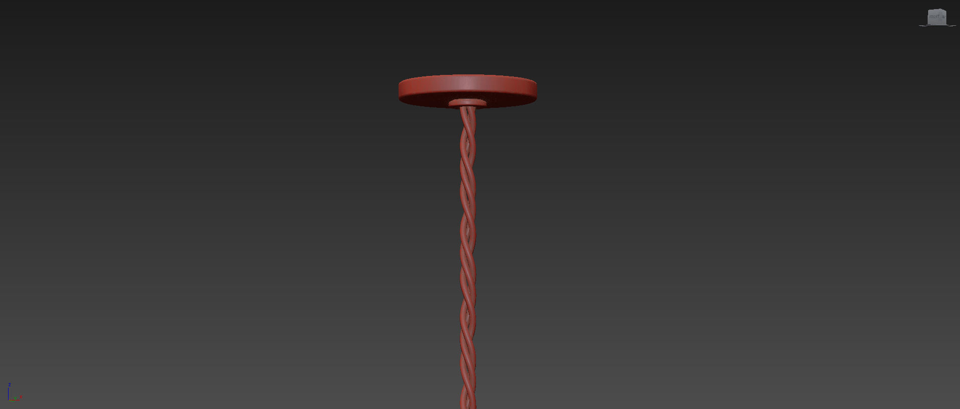 Clarendon Easy Fit Shade Pendant 3D model_3