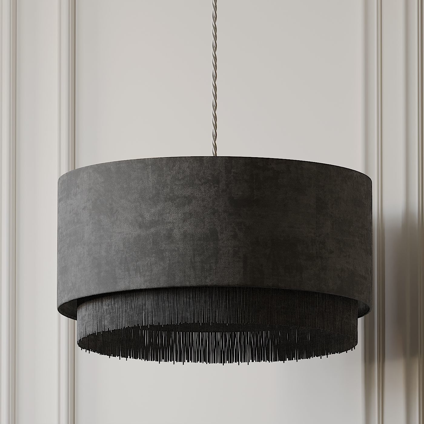 Clarendon Easy Fit Shade Pendant 3D model_1