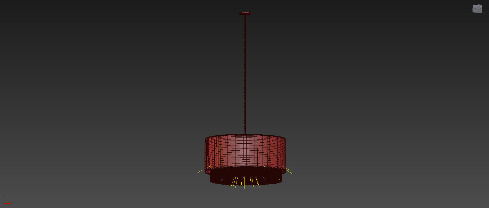 Clarendon Easy Fit Shade Pendant 3D model_6