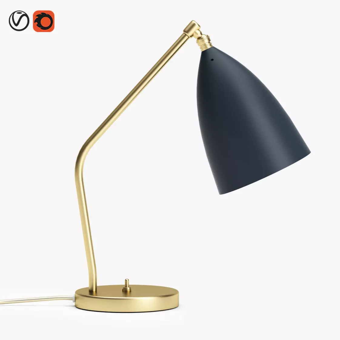 Gubi Grashoppa Table Lamp 3D model