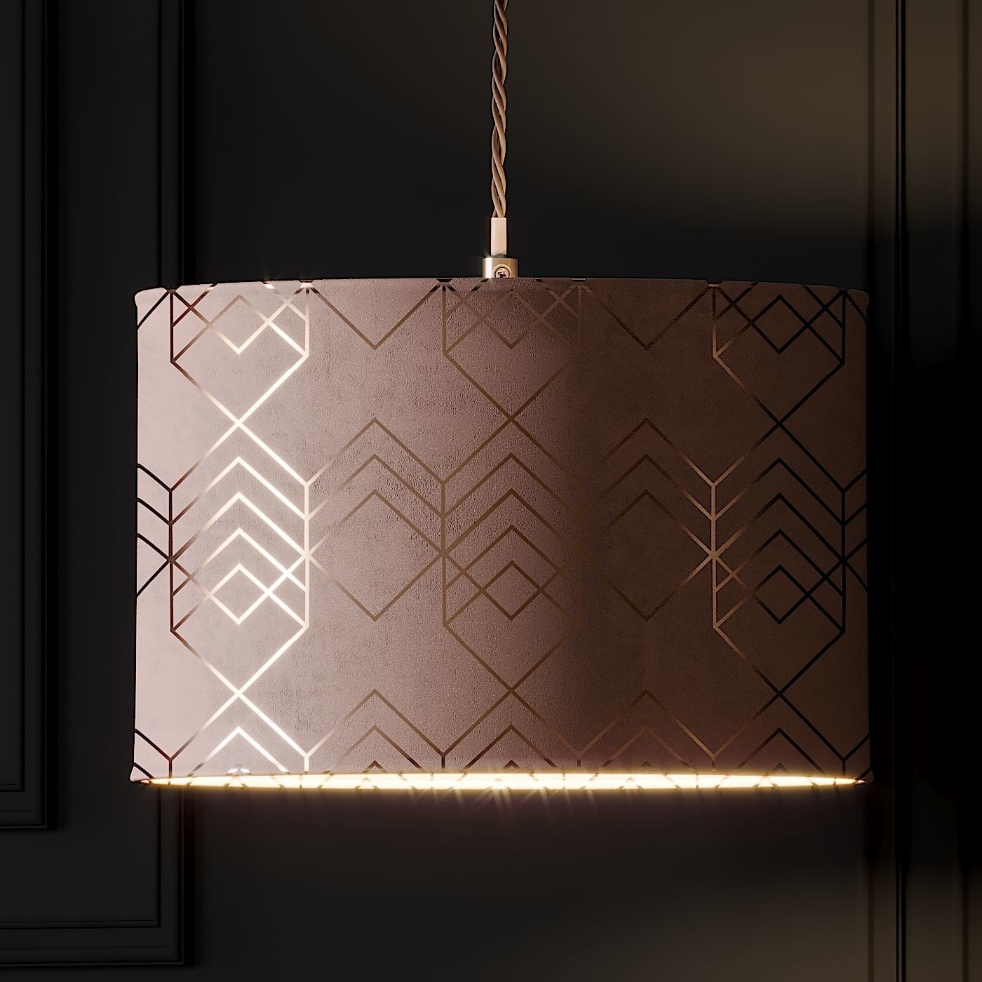 Geo Shade Modern Pendant Lamp 3D model_6