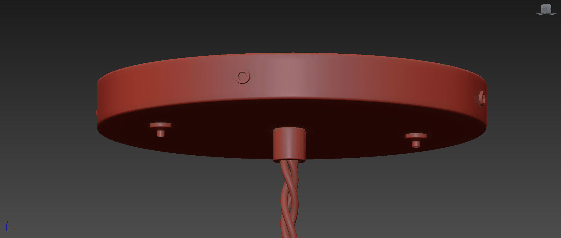 Geo Shade Modern Pendant Lamp 3D model_3