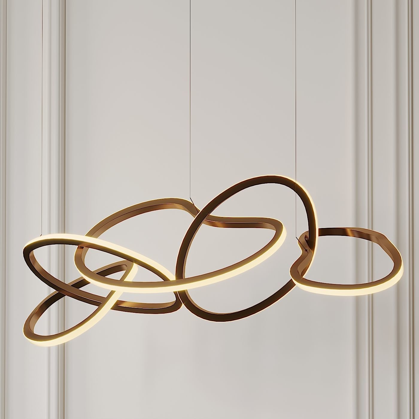 Unity Linear Pendant by Et2 3D model_2