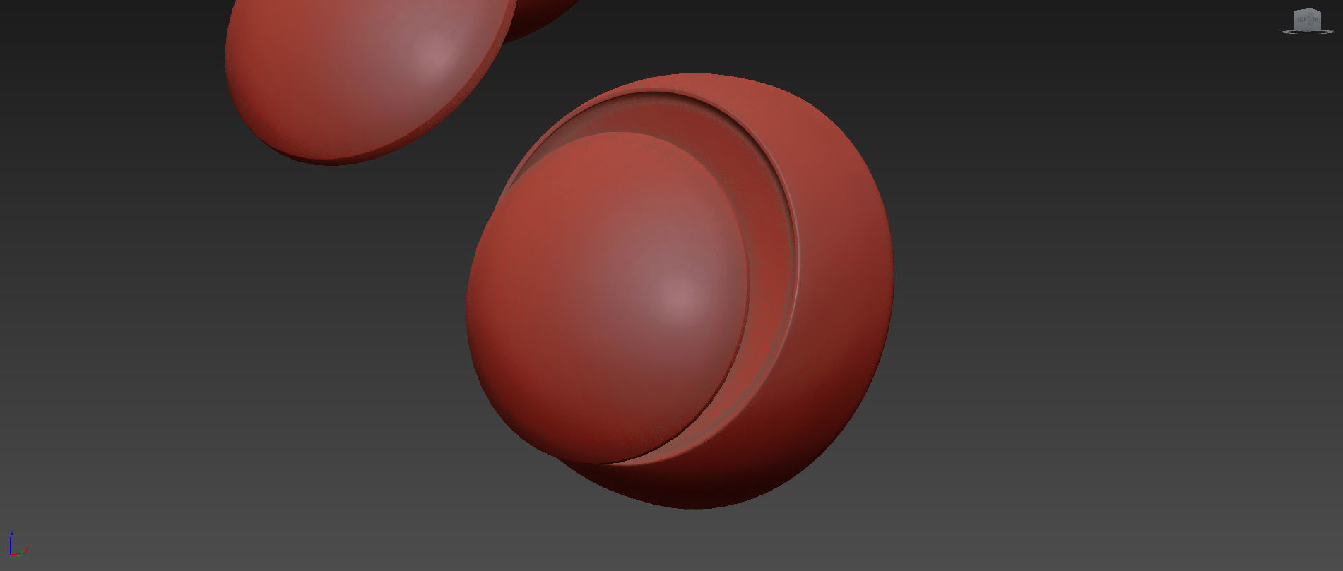 Grnflashing Crescent Round Wall Lamp 3D model_5