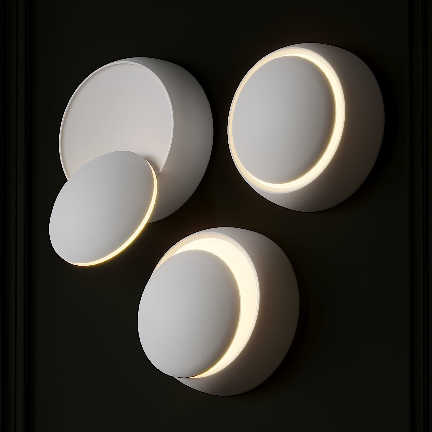 Grnflashing Crescent Round Wall Lamp 3D model_4