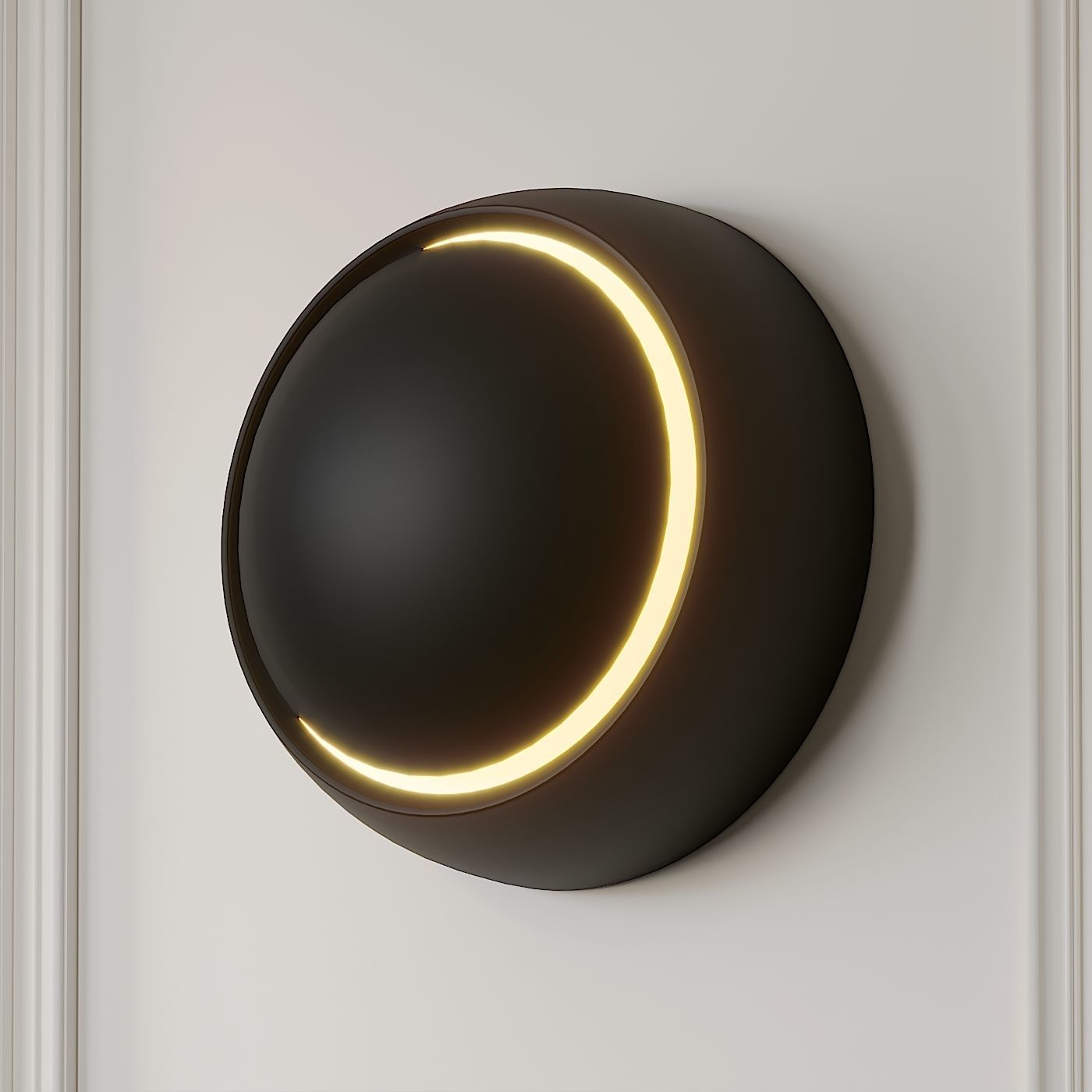 Grnflashing Crescent Round Wall Lamp 3D model_2