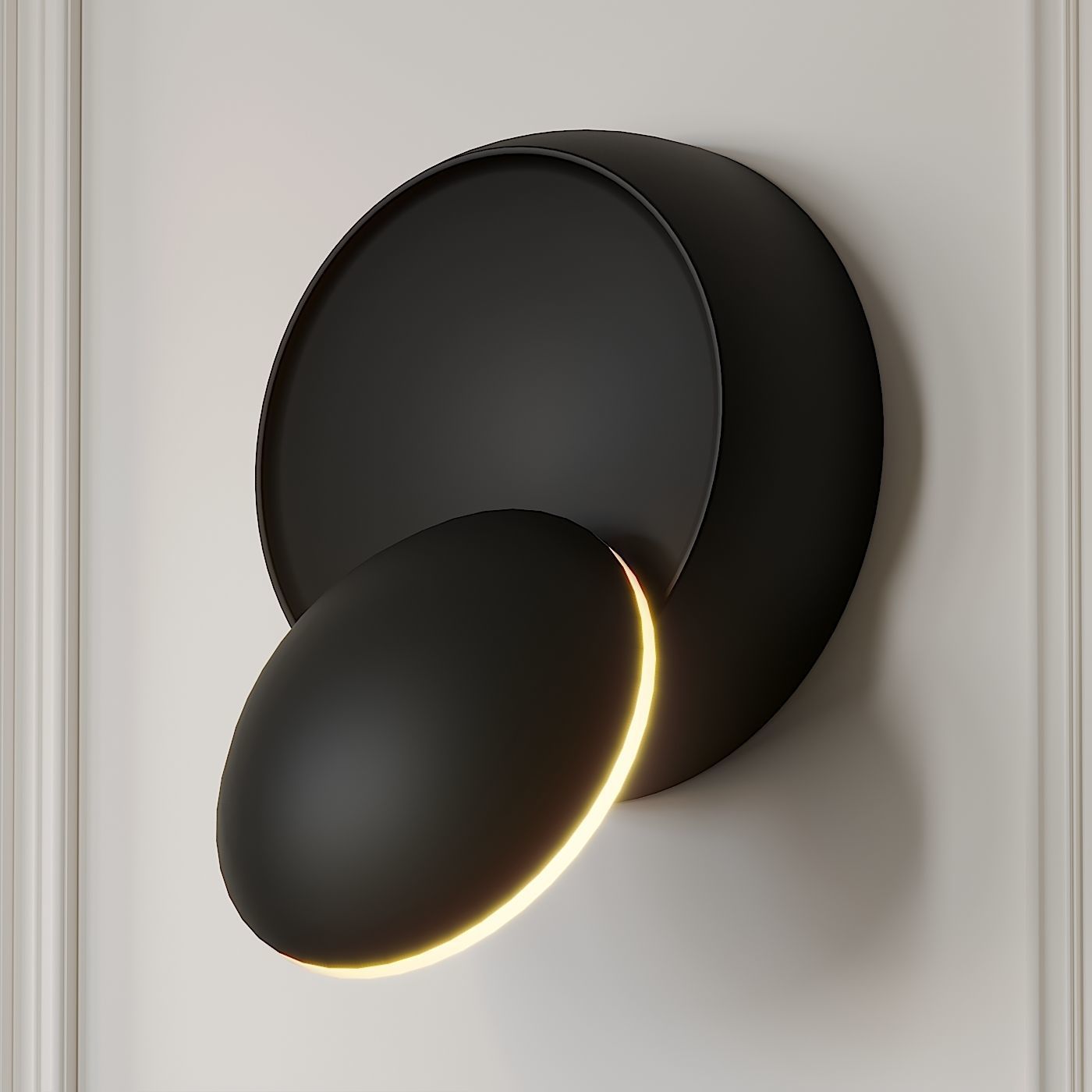 Grnflashing Crescent Round Wall Lamp 3D model_3