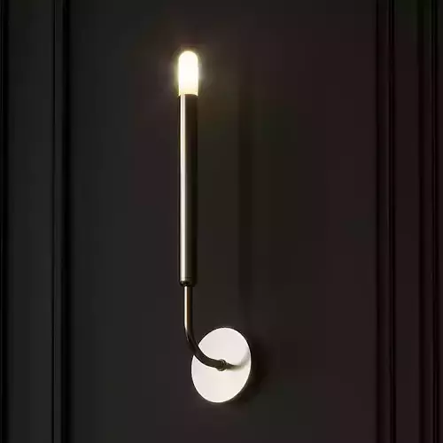 Minimalist Gold LED Wall Lamp