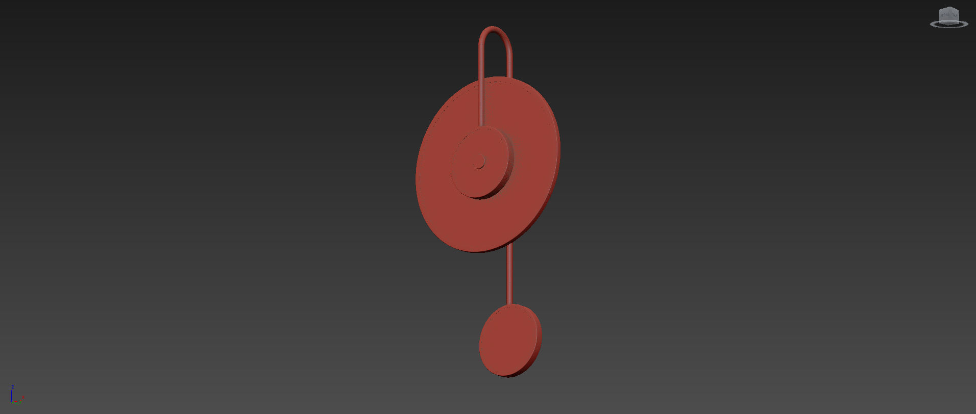 Natural Marble LED Wall Lamp 3D model_5