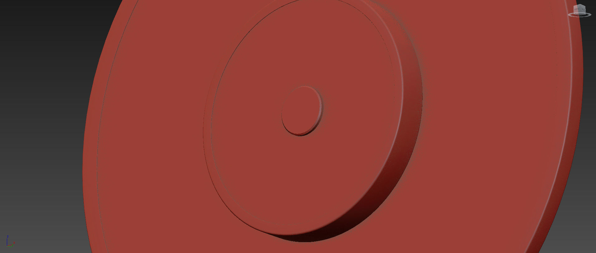 Natural Marble LED Wall Lamp 3D model_3