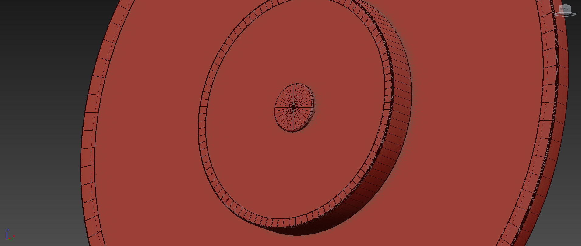 Natural Marble LED Wall Lamp 3D model_7