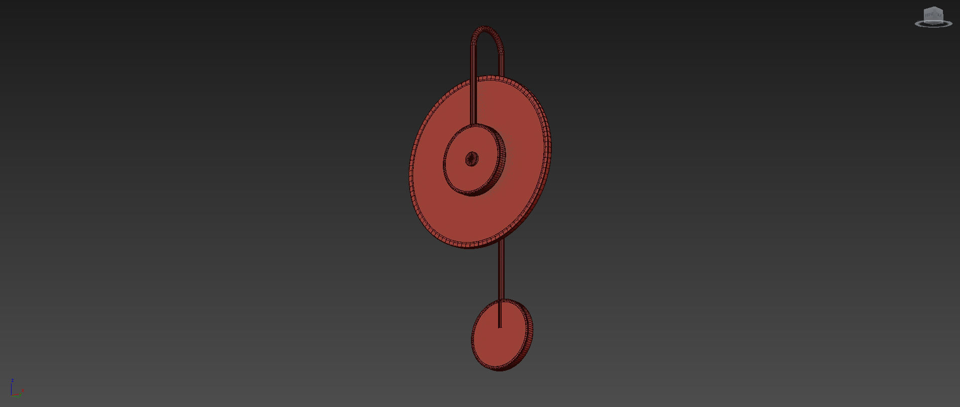 Natural Marble LED Wall Lamp 3D model_4