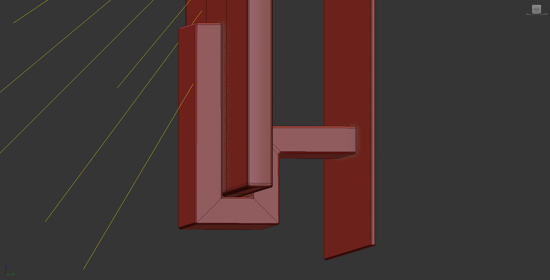 Marble Nordic Wall Lamp 3D model_4