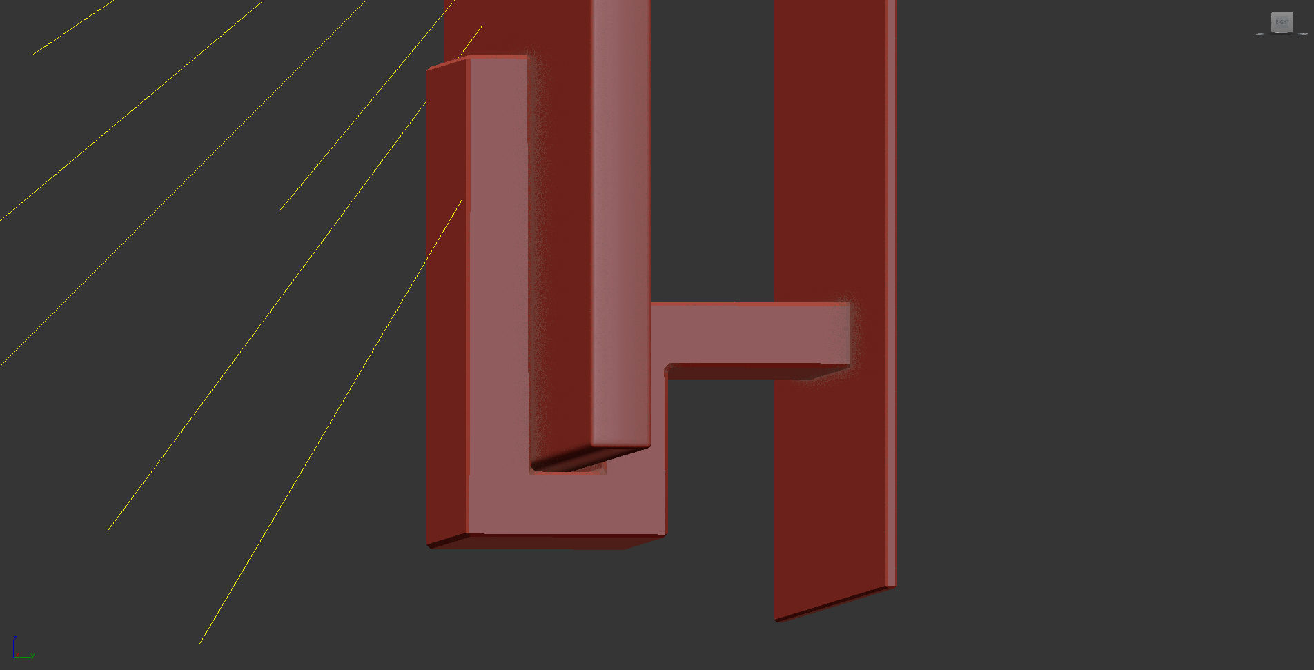 Marble Nordic Wall Lamp 3D model_5