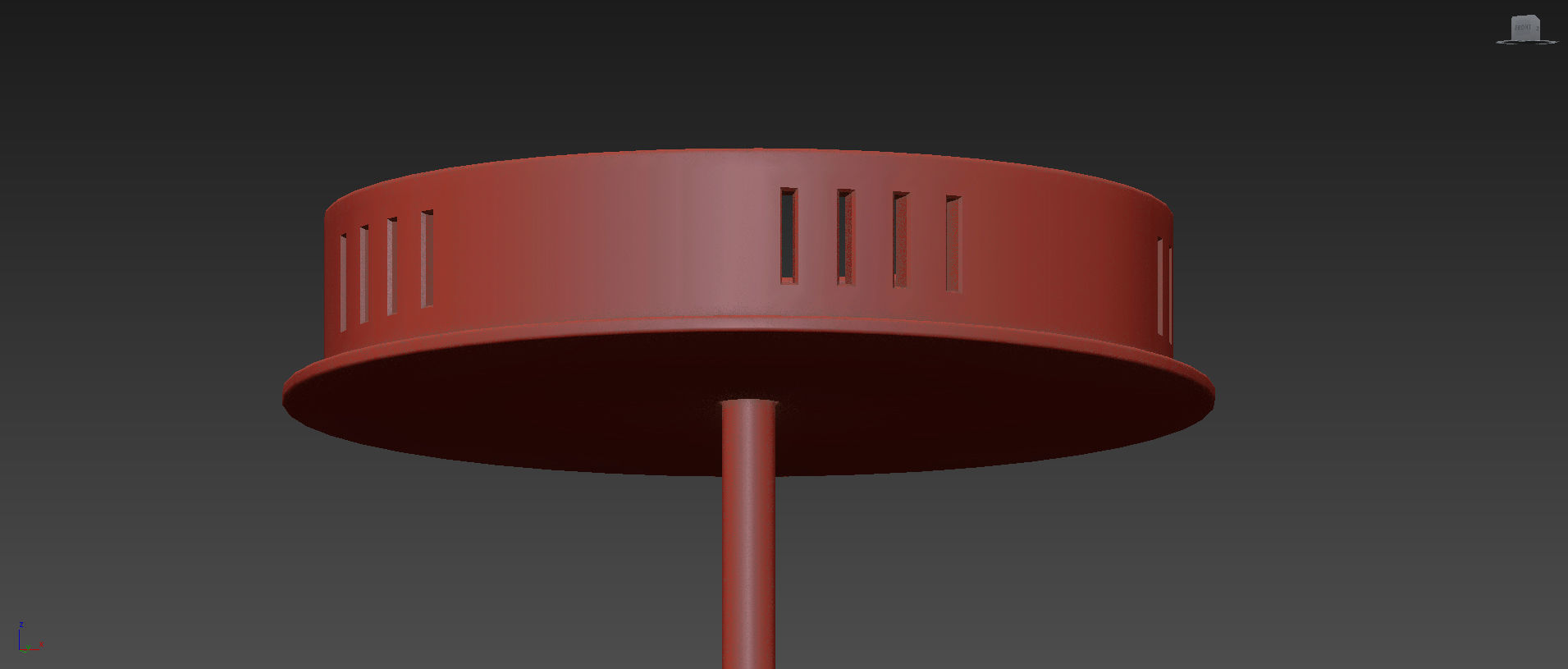 Nordic Light Luxury Long Chandelier 3D model_3