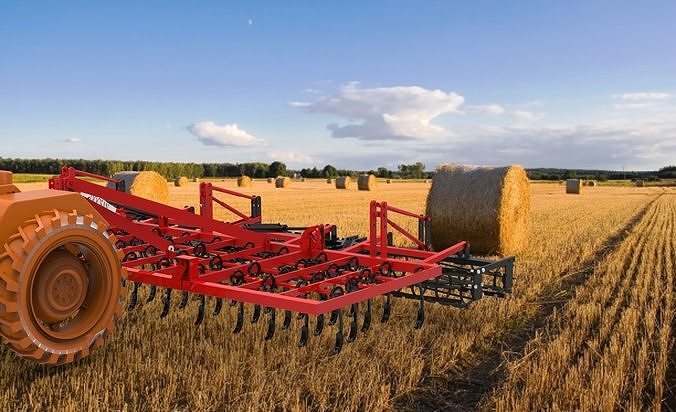 CULTIVATOR agricultural plow 3D model