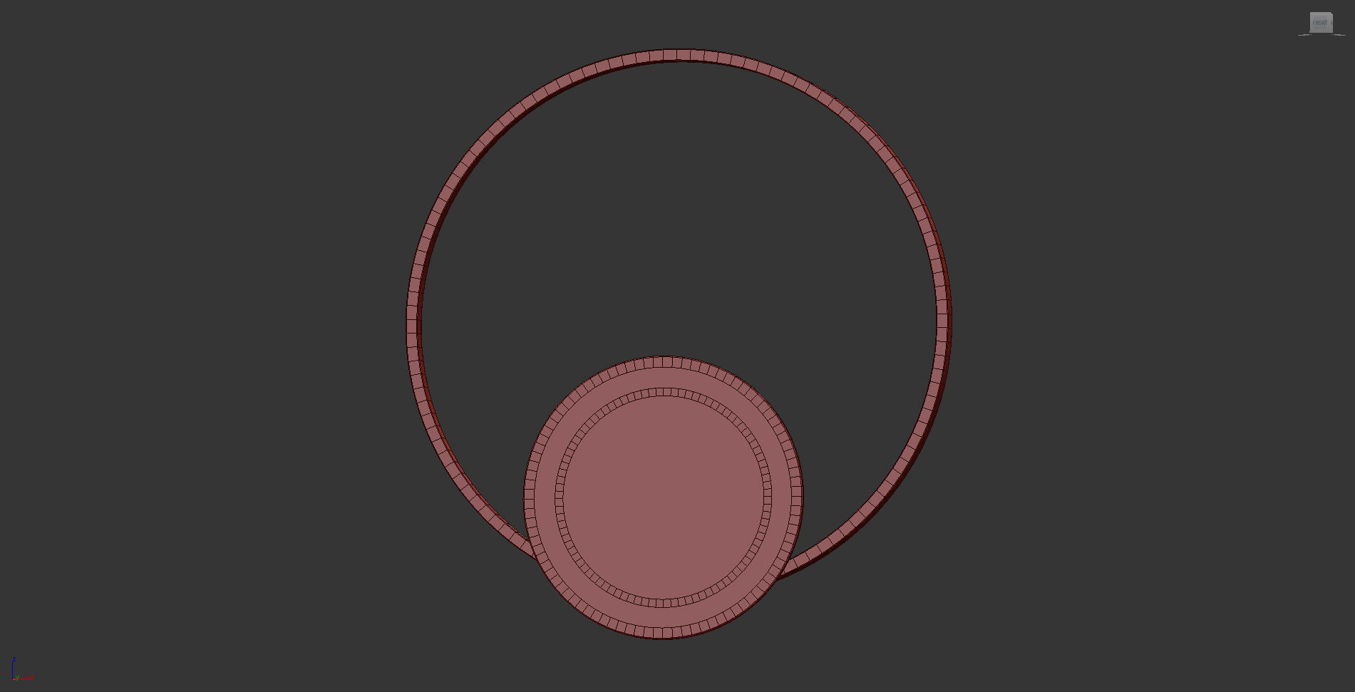 Olympic Circle Wall Sconce by Lorenzo Truant 3D model_5