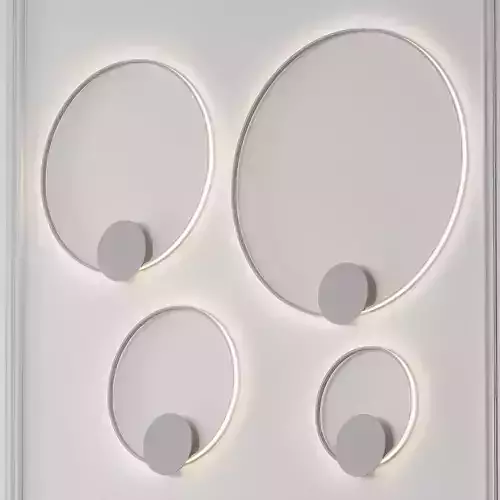 Olympic Circle Wall Sconce by Lorenzo Truant