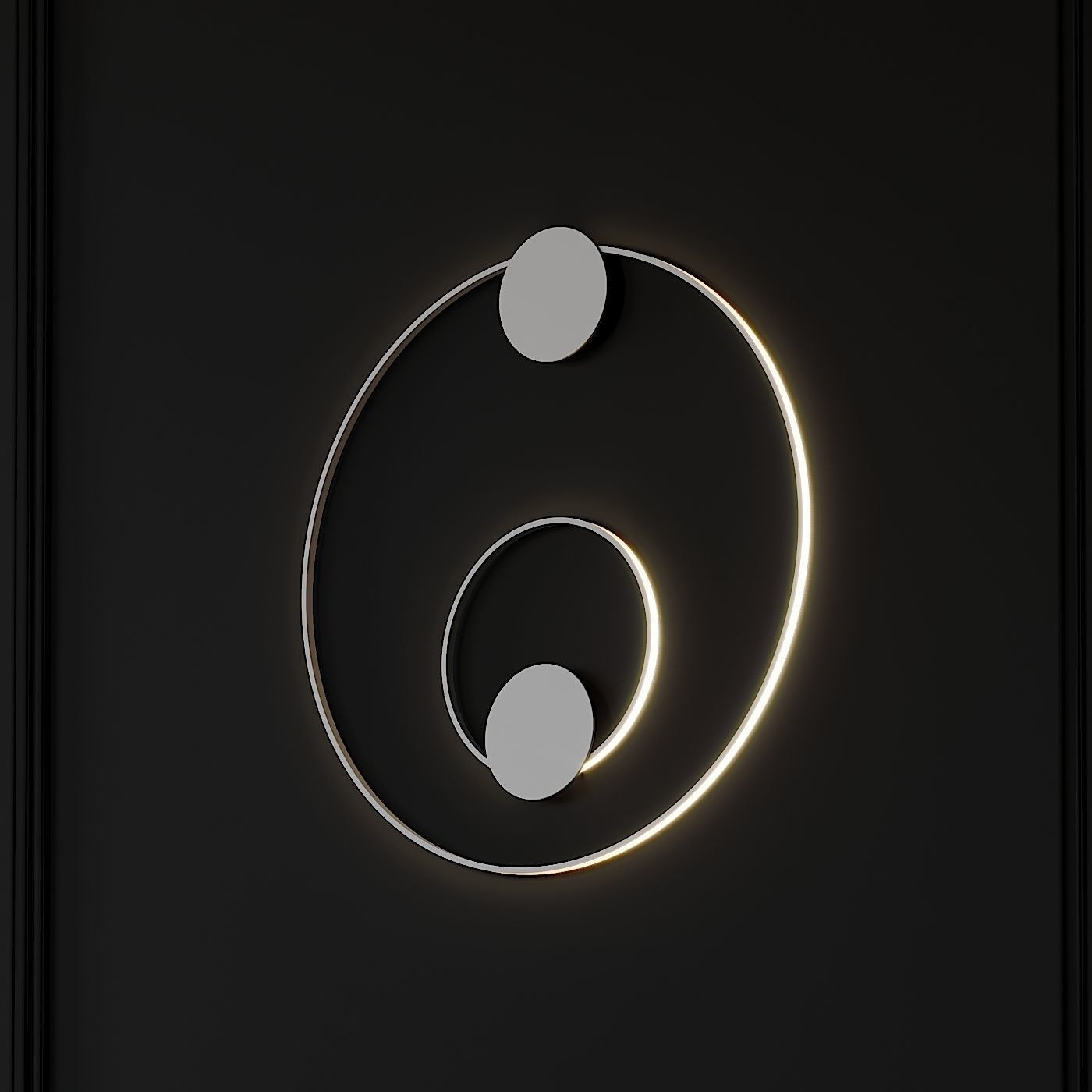 Olympic Circle Wall Sconce by Lorenzo Truant 3D model_3