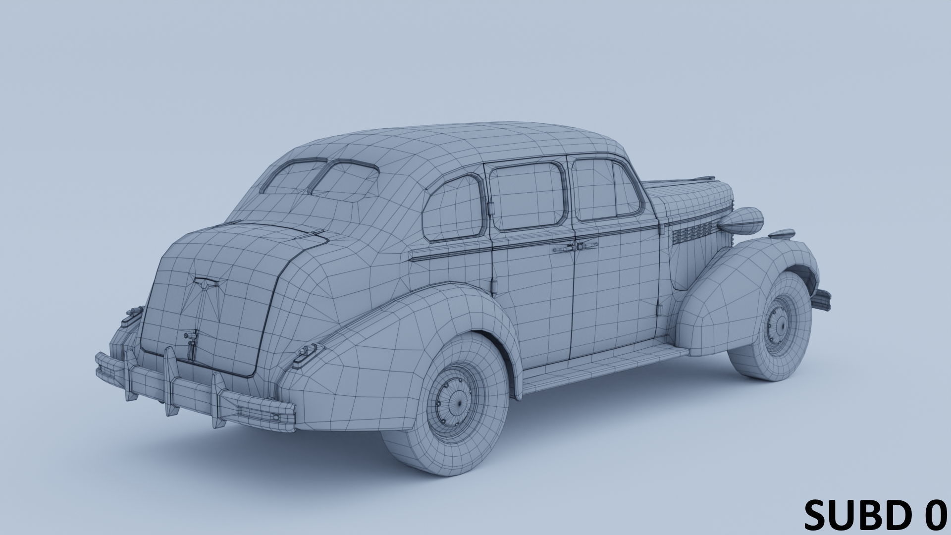 Buick Special 1938 3D model_4