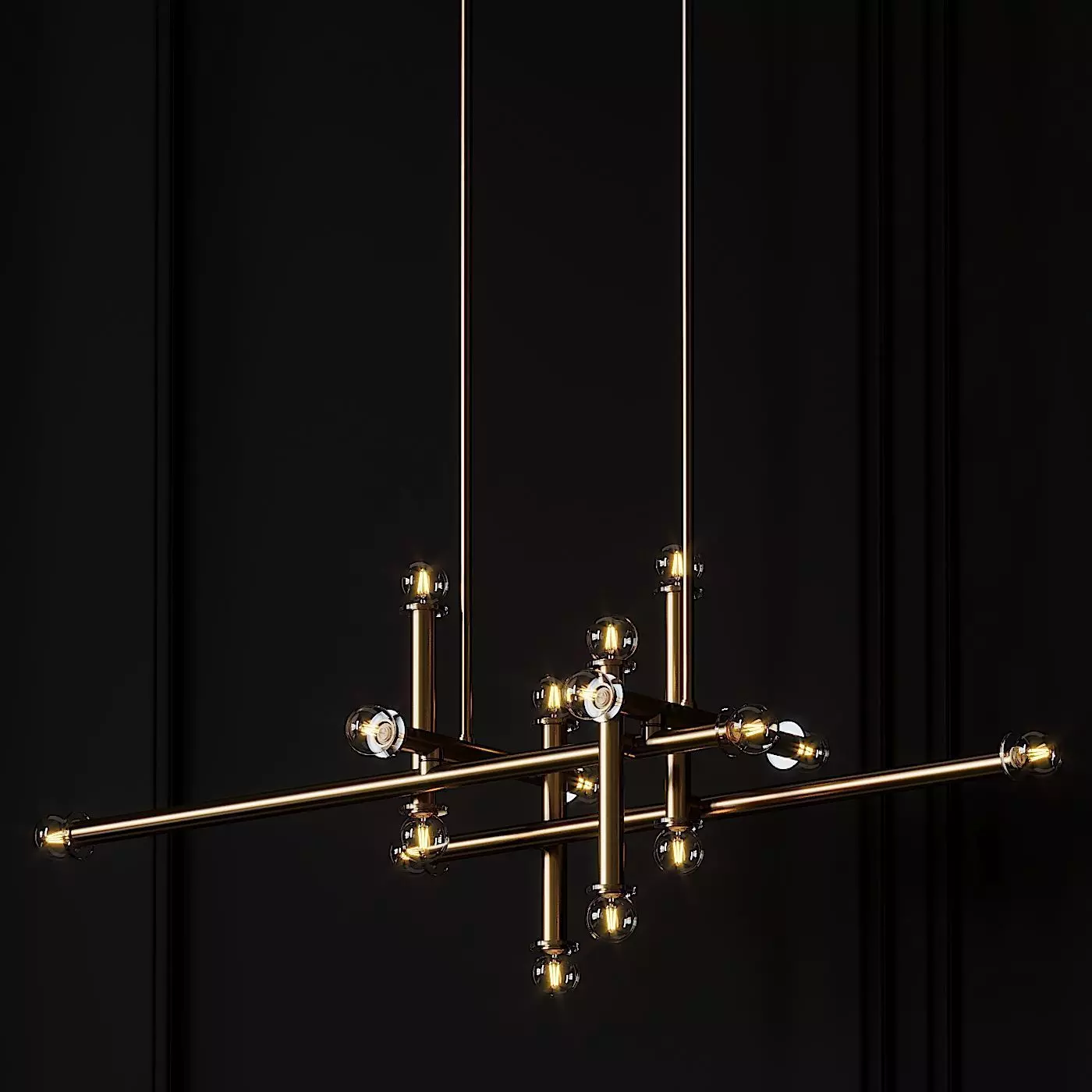 Milano Linear Suspension By Jonathan Adler 3D model_0