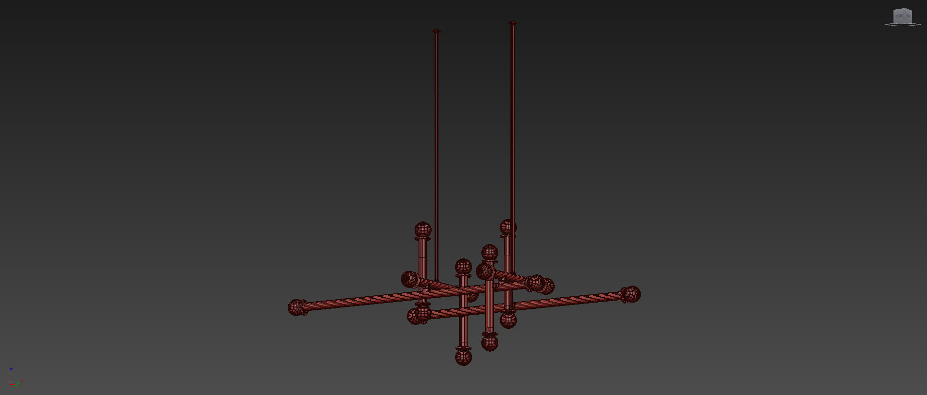 Milano Linear Suspension By Jonathan Adler 3D model_8