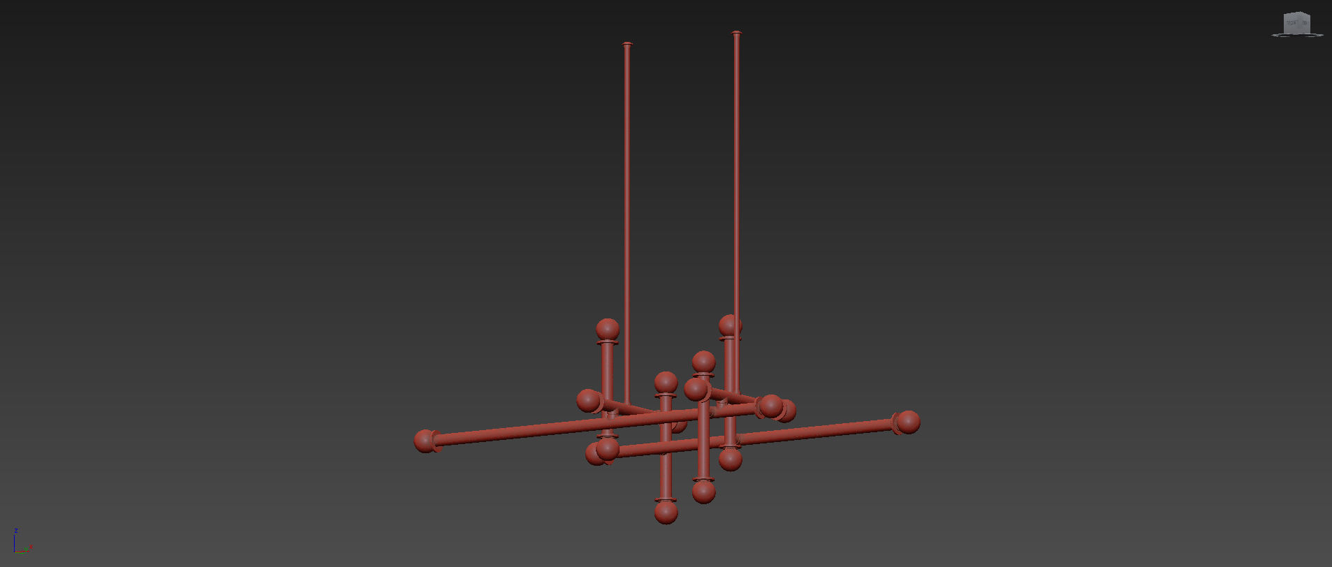 Milano Linear Suspension By Jonathan Adler 3D model_7