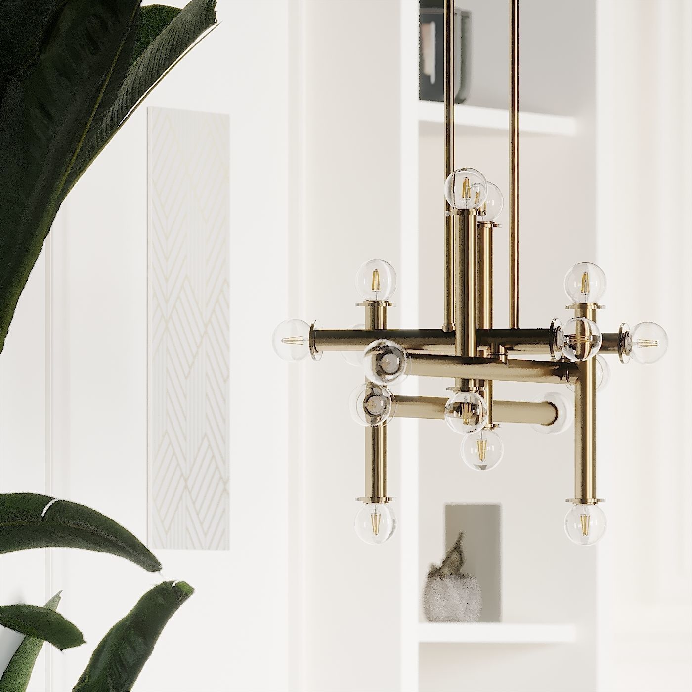 Milano Linear Suspension By Jonathan Adler 3D model_6