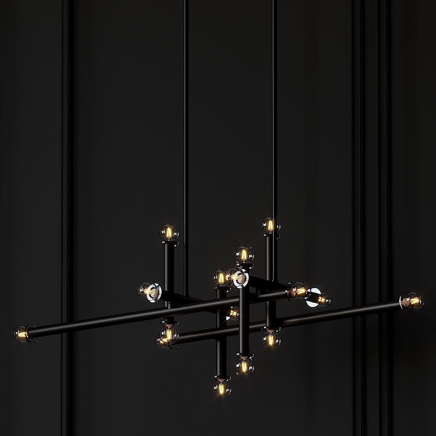 Milano Linear Suspension By Jonathan Adler 3D model_2