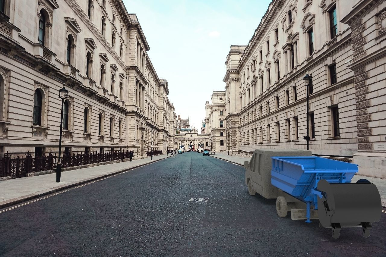 Garbage Truck  minipack 3D model_4