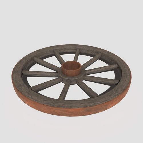 Cart Wheel 3D model