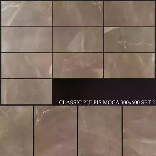 Yurtbay Seramik Classic Pulpis Moca 300x600 Set 2 3D model