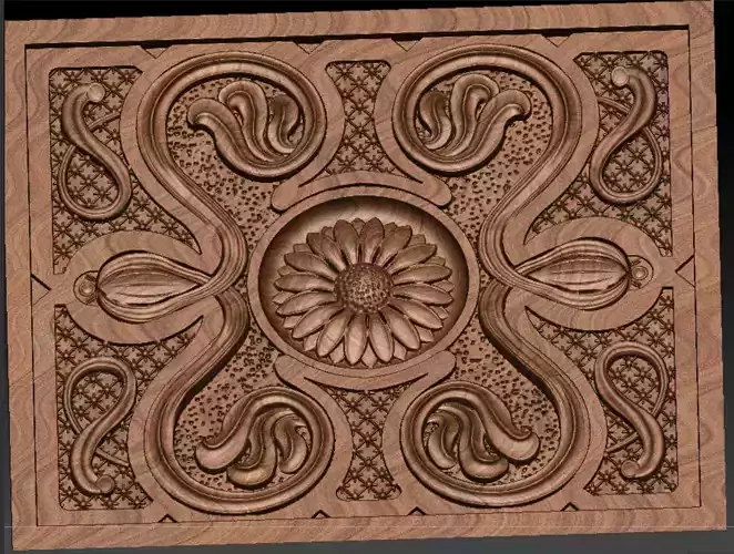Decorative panel STL
